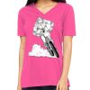 Missy's Relaxed Jersey Short-Sleeve V-Neck T-Shirt Thumbnail