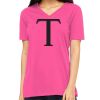 Missy's Relaxed Jersey Short-Sleeve V-Neck T-Shirt Thumbnail